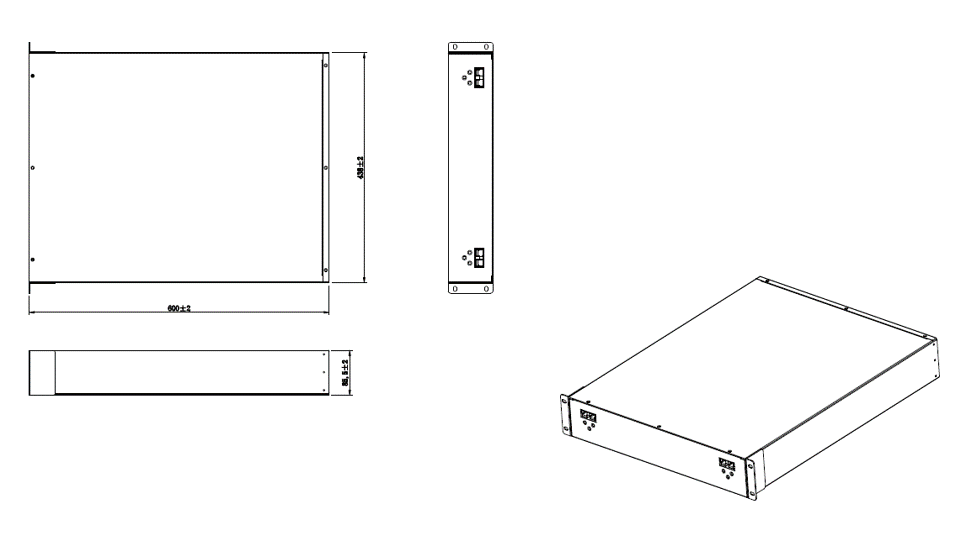76.8V 28.8Ah Output Power 4KVA LiFePO4 UPS Battery