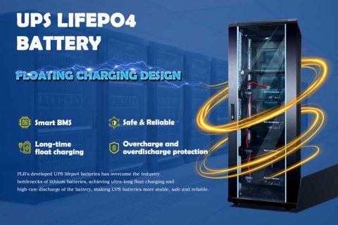 What is the principle of float charging of UPS batteries?
