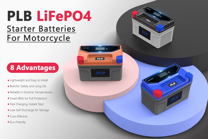 plb lifepo4 starter batteries for motorcycle - plb battery