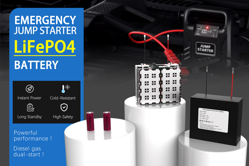 emergency jump starter lifepo4 battery - plb battery