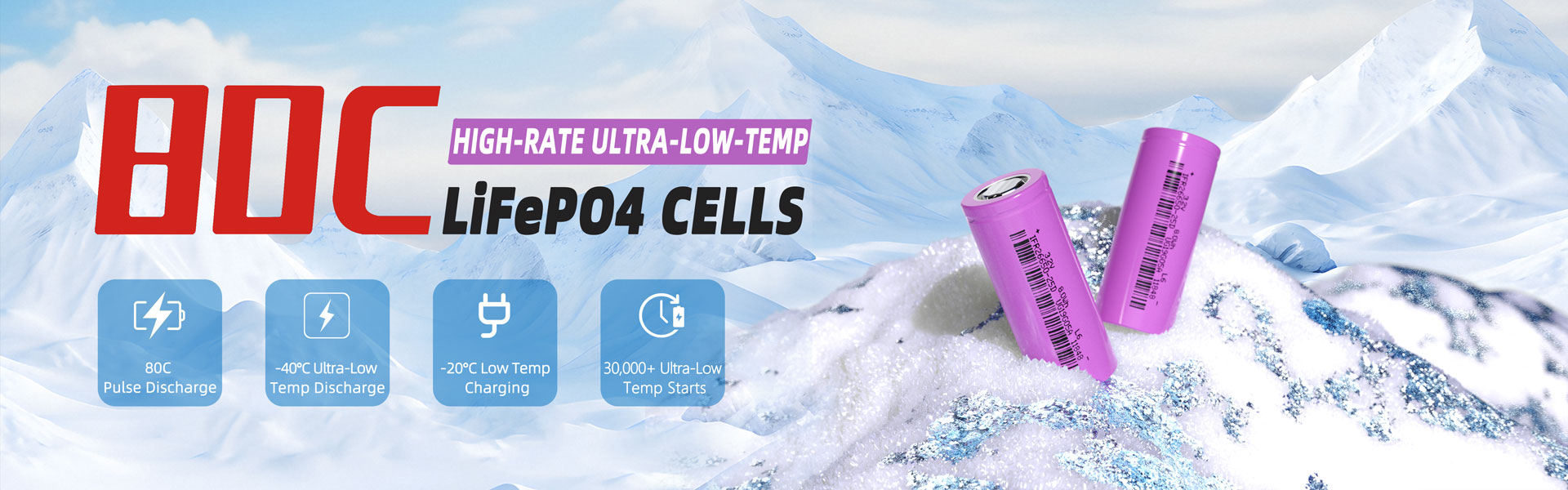 cold temperature battery cells