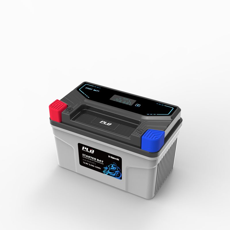 D-7Apro-DS 12.8V 2.5Ah Motorcycle Starting LiFePO4 Lithium Battery (-30°C~60°C)