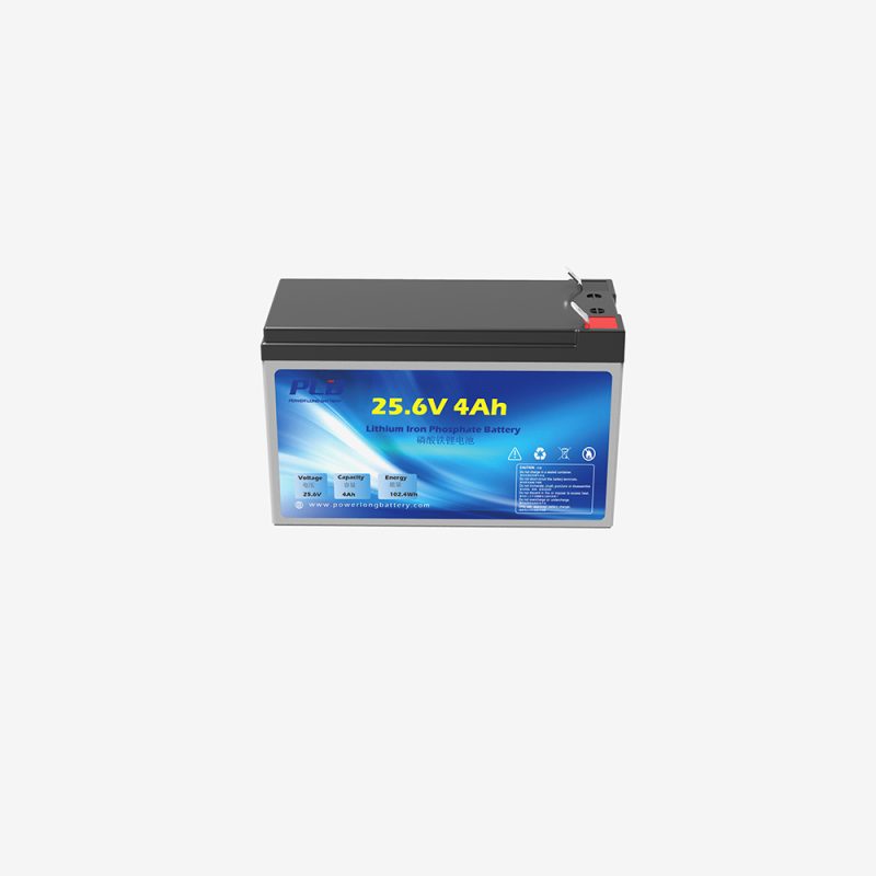 25.6V 4Ah LiFePO4 Lithium Battery