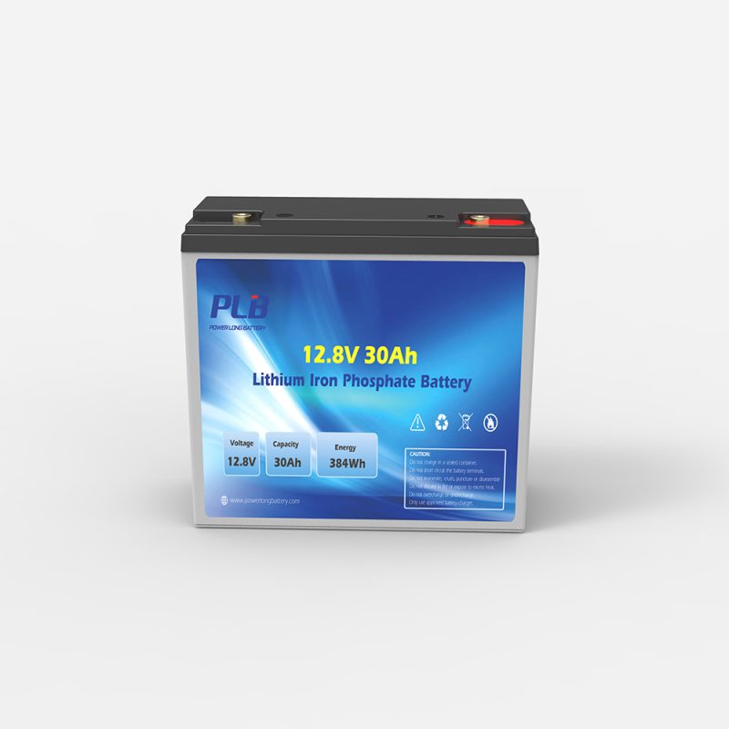 12.8V 30Ah LiFePO4 Lithium Battery
