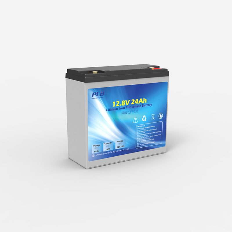 12.8V 24Ah LiFePO4 Lithium Battery