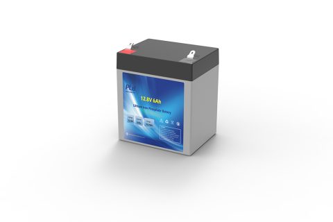 12.8V 6Ah LiFePO4 Lithium Battery