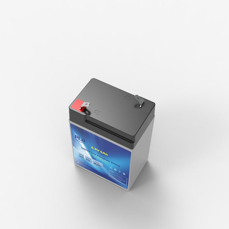 6.4V 6Ah LiFePO4 Lithium Battery
